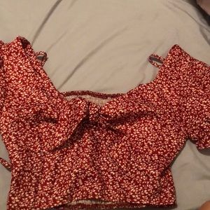 Blouse crop top